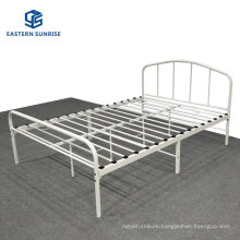 Modern Industrial Simple Hotel Furniture Bedroom Set Metal Single Queen Bed